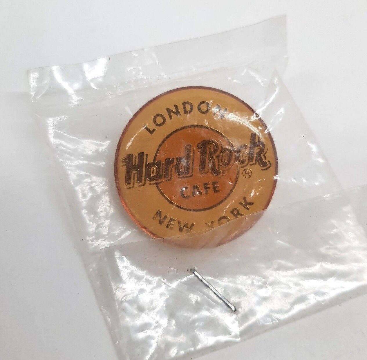 Hard Rock Cafe Opening London New York Staff Pin Rare Nos In Original Bag