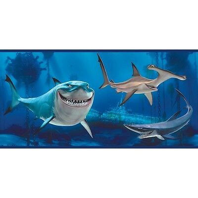 Disney Finding Nemo Sharks Wall Border - Featuring Bruce The Shark