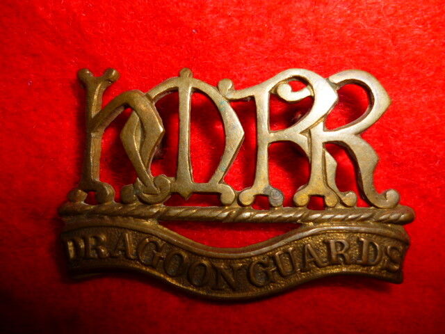 Hmrr (reserve Regiment Of Dragoon Guards) Boer War Period Collar Badge