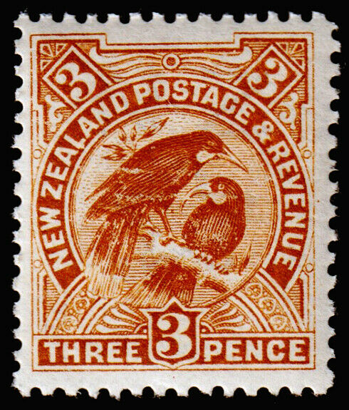 New Zealand Scott 126 (1907) Mint Nh F-vf, Cv $60.00 M