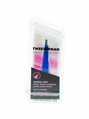 Tweezerman Mini Slant Tweezer - Bahama Blue