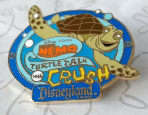 Turtle Talk With Crush #4 Blue Aaa Vacations Disneyland Resort Disney Pin 60240