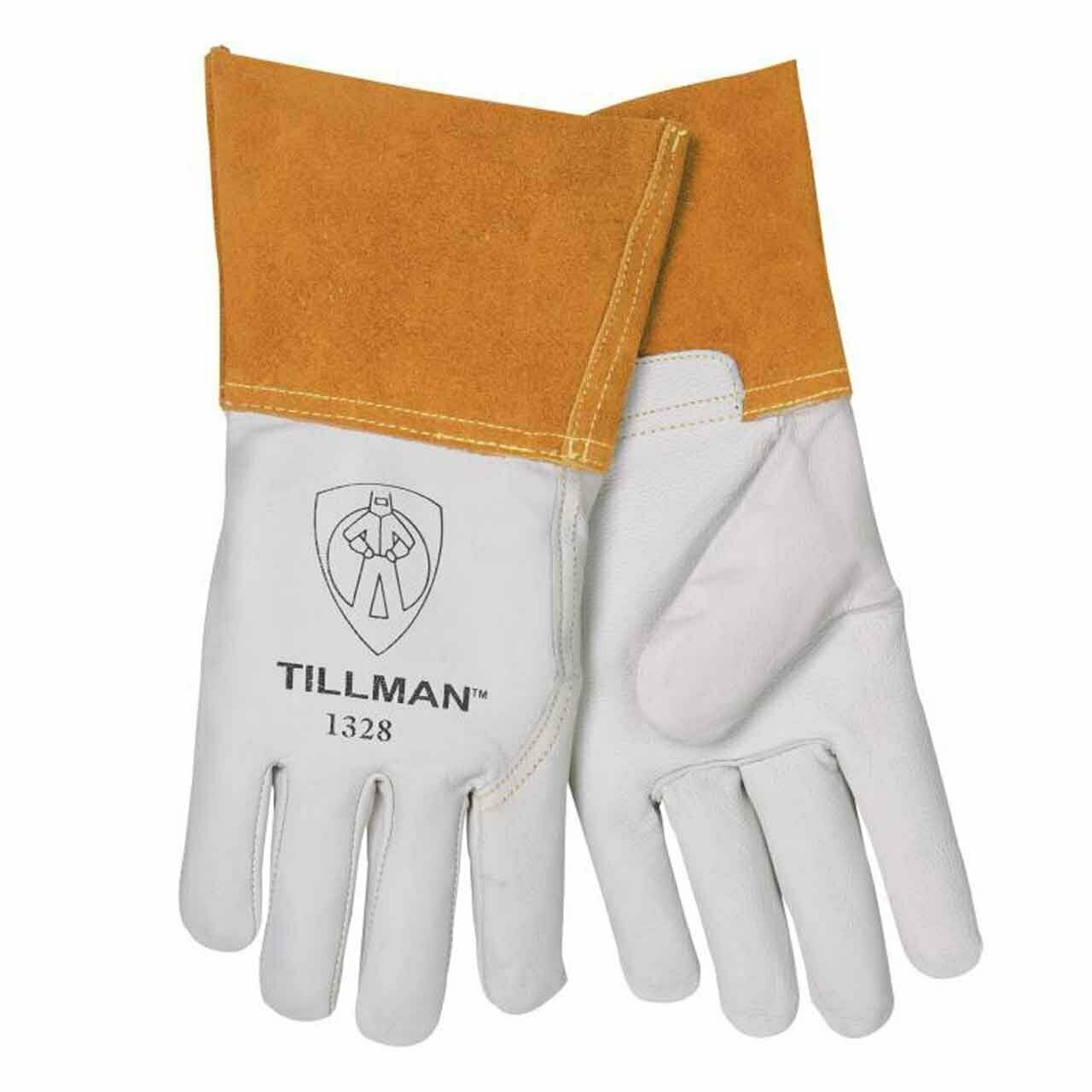 Tillman 1328 Top Grain Goatskin Tig Welding Gloves Sizes Small-xlarge