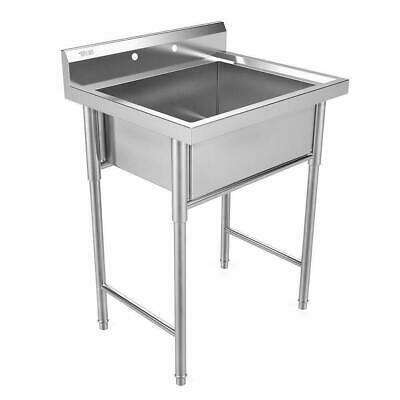 30" New Commercial Grade Stainless Steel Utility Sink Laundry Room Tub Slop Sink