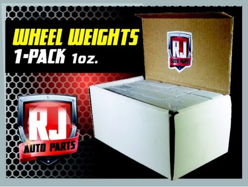 1 - 9 Lb Box Wheel Weights - 1 Oz. Stick-on Adhesive Tape 144 Pieces