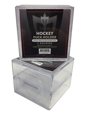 Lot Of 12 Max Pro Hockey Puck Squares Cubes Square Holders Display Cases