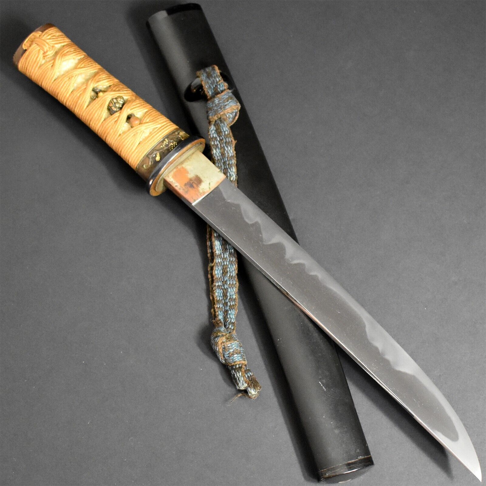 Authentic Nihonto Japanese Samurai Sword Tanto W/koshirae Antique Nr!!