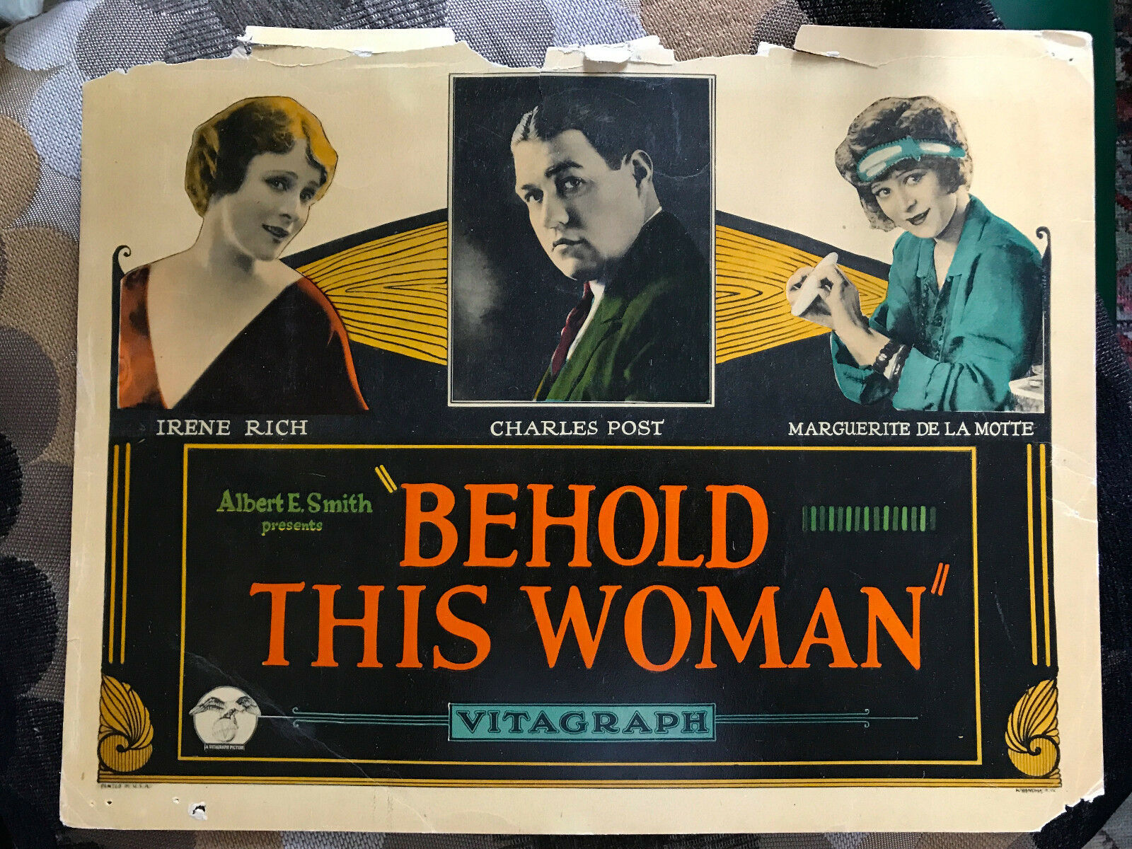 Behold This Woman 1924 Vitagraph Silent 11x14" Lobby Card Irene Rich